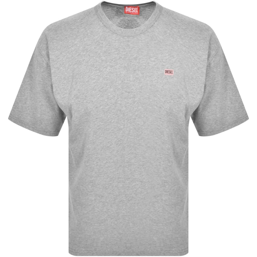 Tシャツ・カットソー DIESEL T-Boxt-R25 Diesel T Boxt T Shirt Grey | Mainline Menswear United States